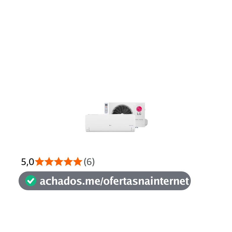 Ar Condicionado LG DUAL Inverter AI Voice 24000 BTUs Quente e Frio 220V S3-W24K231D