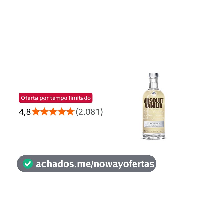 Vodka Absolut Vanilia - 750 ml