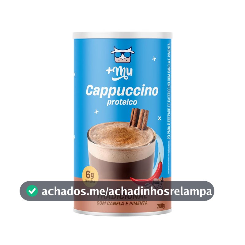 Cappuccino com Whey Mais Mu, 200g