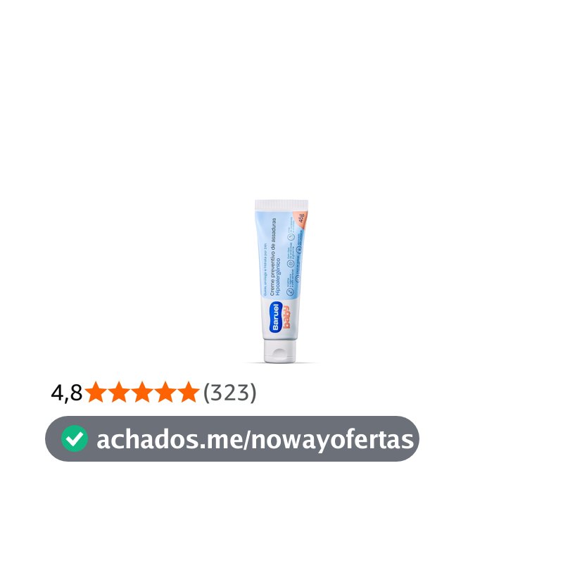 Creme Preventivo contra assaduras 45g – Baruel Baby