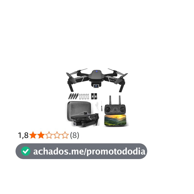 E88 Drone Com Camera Drone Profissional 1080p HD 4K FPV WiFi Mini Controle Remoto DroneQuadricóptero Com Bolsa De Transporte Amazon-FBA