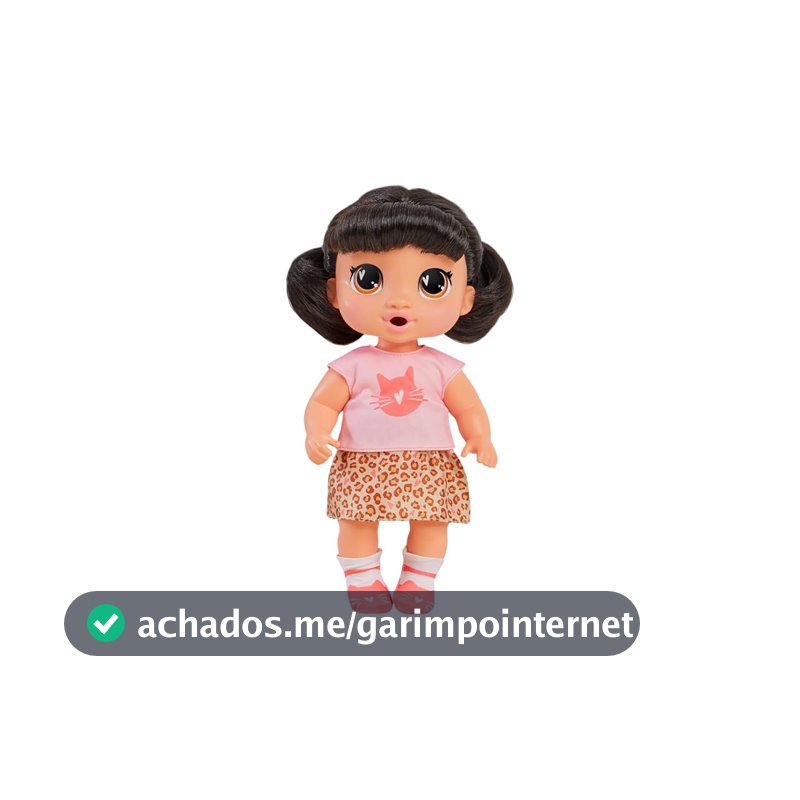 Baby Alive, Boneca, Minha Melhor Amiga, Katie Kat - Cabelos Pretos, Acessórios Inclusos, 28 cm - A partir de 3 Anos