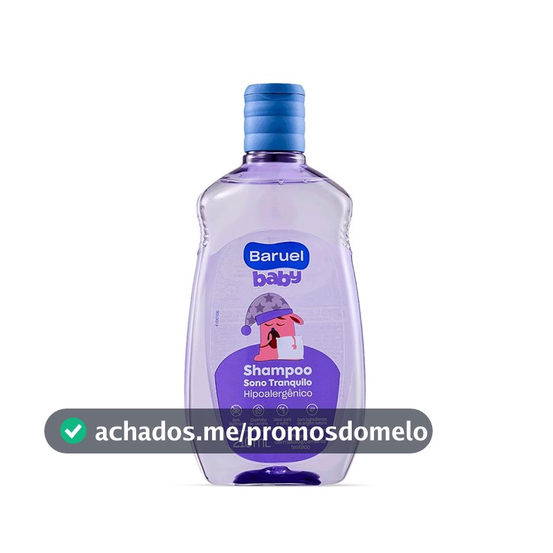 Shampoo Infantil Sono Tranquilo 210ml – Baruel Baby