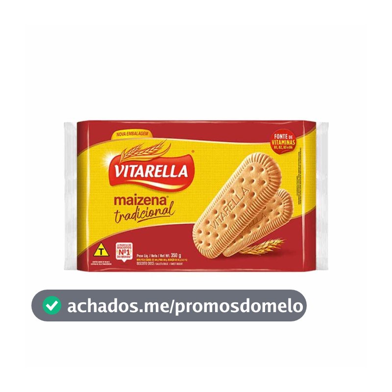 Biscoito Doce Maizena 350g - Vitarella