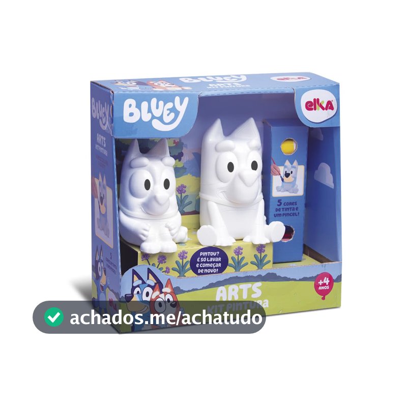 Elka, Arts Kit Pintura Bluey e Bingo, 4+ Anos
