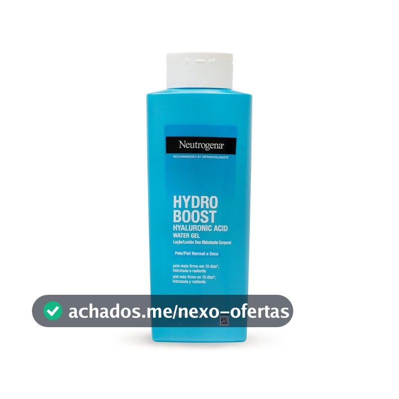 Hidratante Corporal em Gel Neutrogena Hydro Boost, Sem Perfume, 400ml