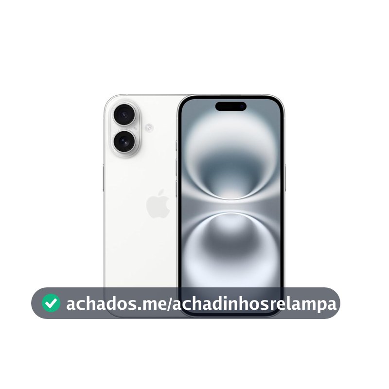 Apple iPhone 16 (128 GB) – Branco