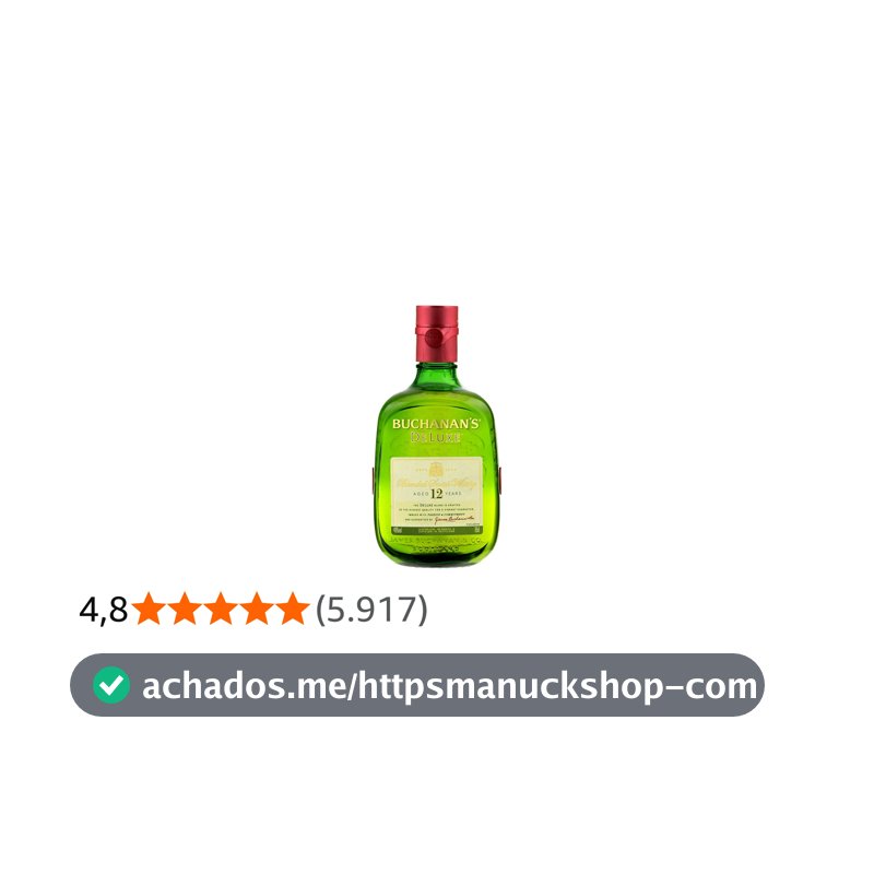 Buchanan's Whisky Escocês Blended Deluxe Garrafa 750Ml