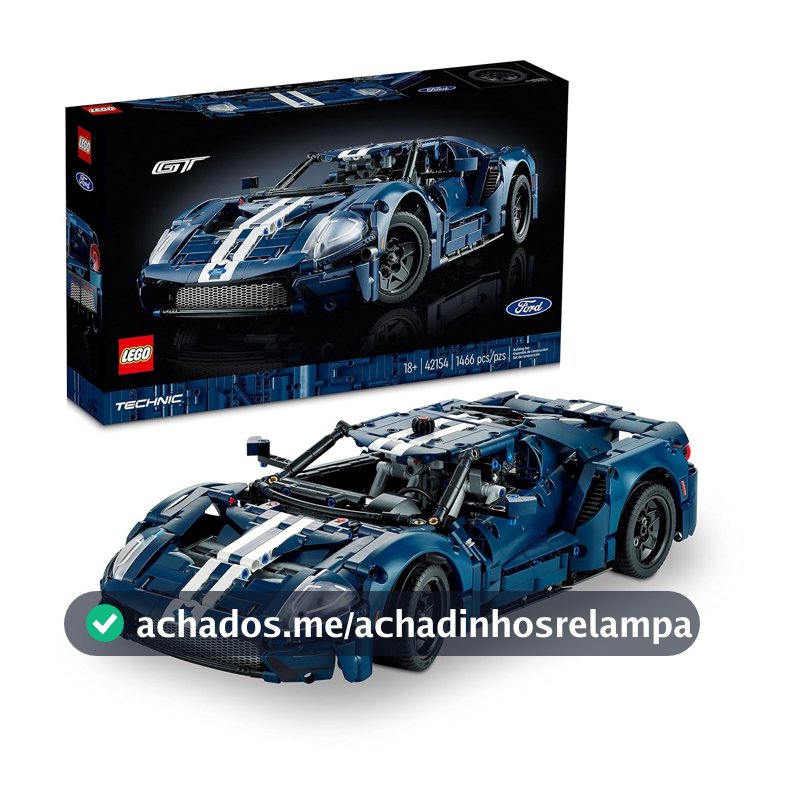 LEGO® Technic – 2022 Ford GT Brinquedos Interativos com Pecinhas de Montar 42154