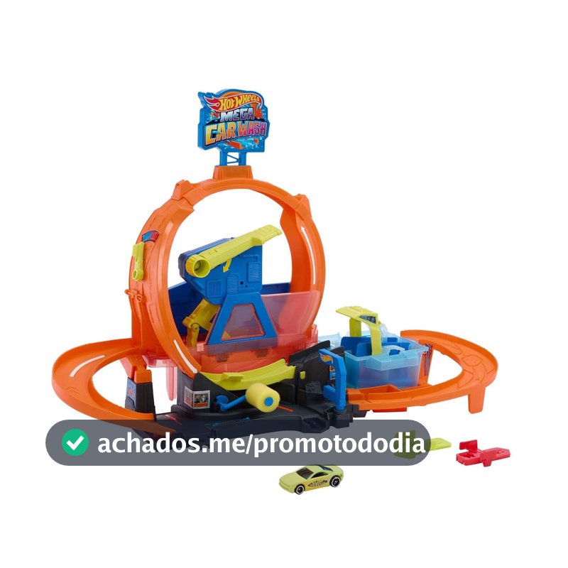 Hot Wheels City Pista de Brinquedo Lava-Carros 2026 4Y+