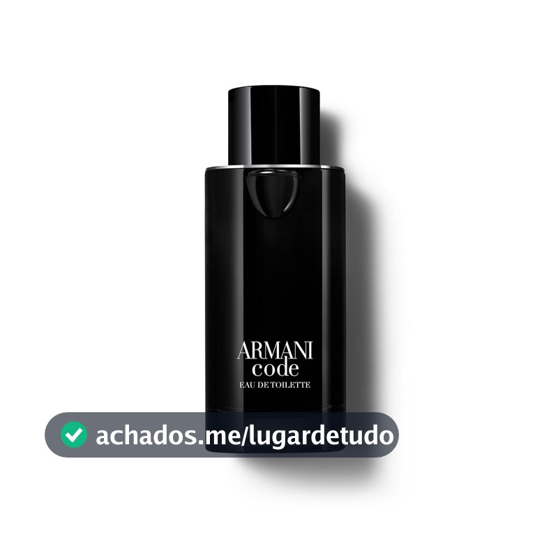 Armani Beauty, Armani Code Eau de Toilette, Giorgio Armani, Perfume Masculino Refilável, Fragrância Oriental Amadeirada com Notas de Tangerina Verde, Lavanda, Fava Tonka e Cedro
