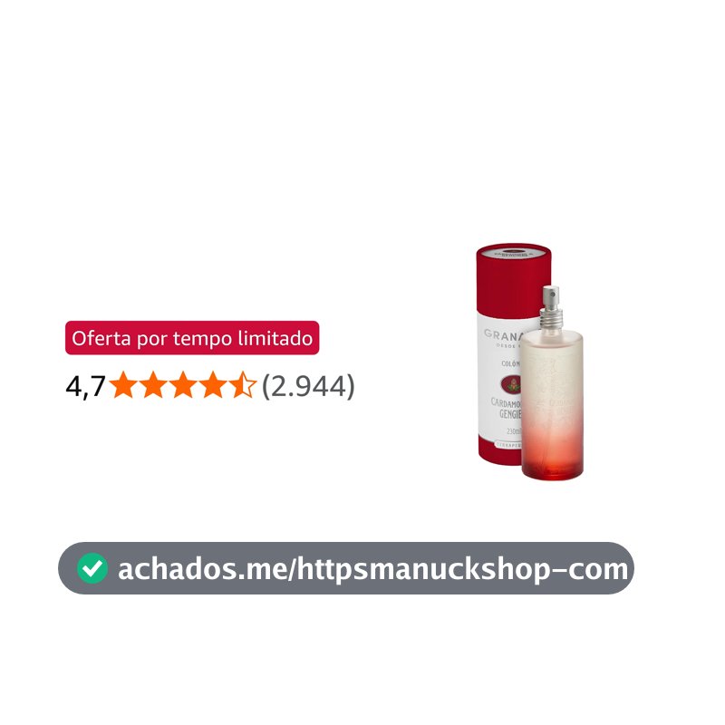 Granado Colônia Terrapeutics, Cardamomo E Gengibre, 230ml