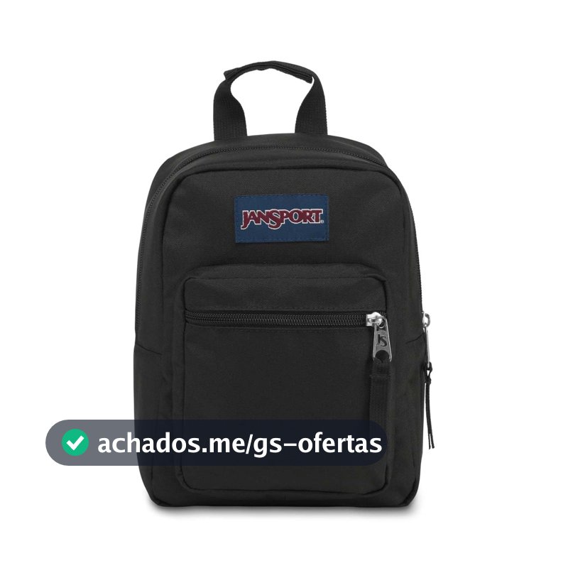 Lancheira Jansport Big Break Black, Tamanho 8L