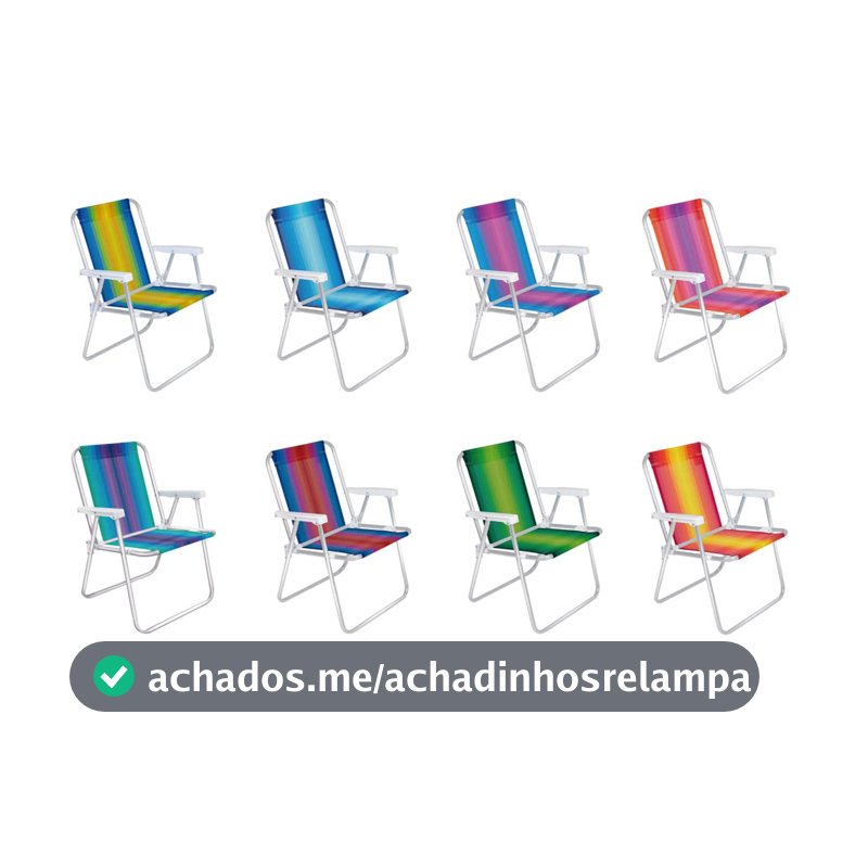 Mor - Cadeira Alta Alumínio Sortido