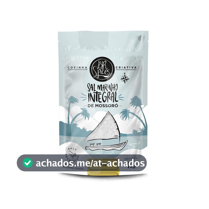 Br Spices Sal Marinho Integral Fino Br Spices Pouch 1Kg