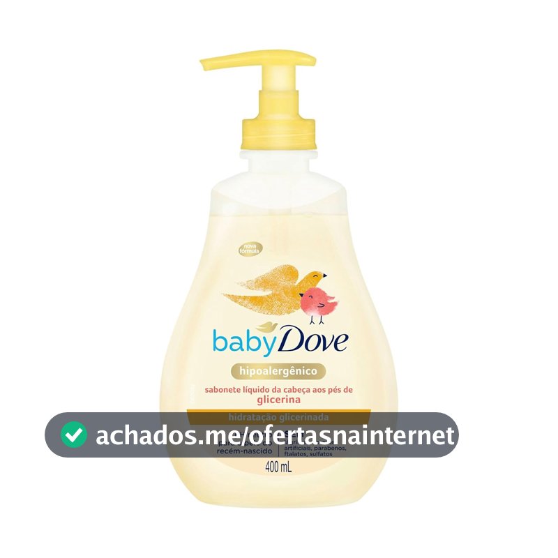 Baby Dove Sabonete Líquido Hidratação Glicerinada 400 ML