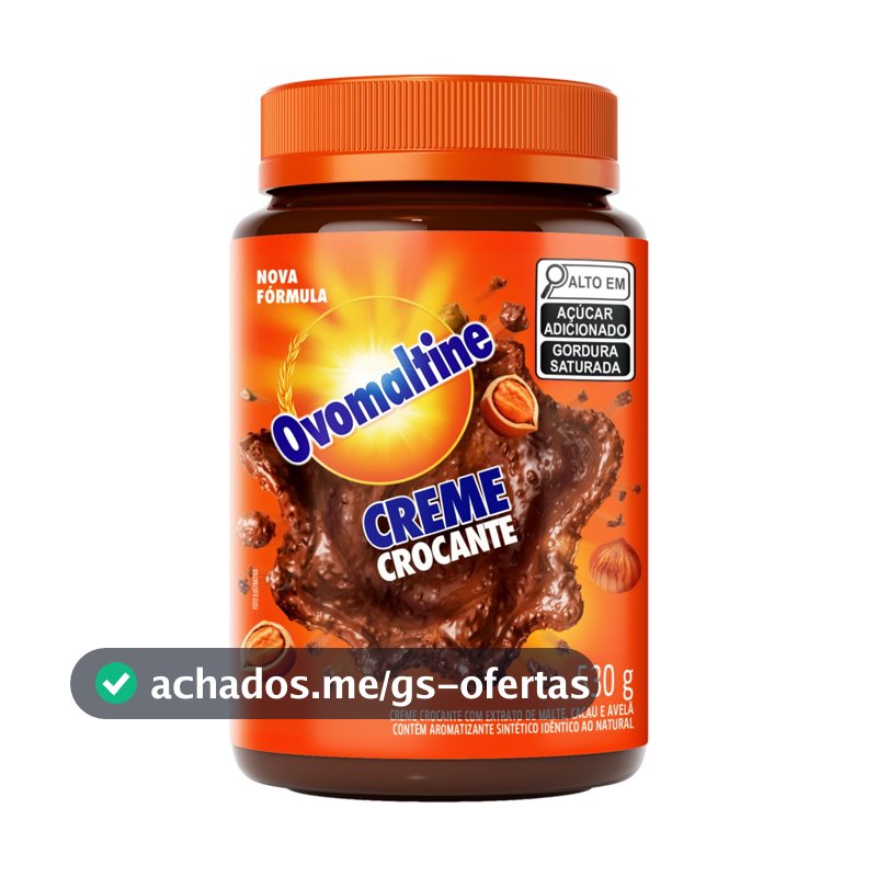 Creme Crocante Ovomaltine, 530g