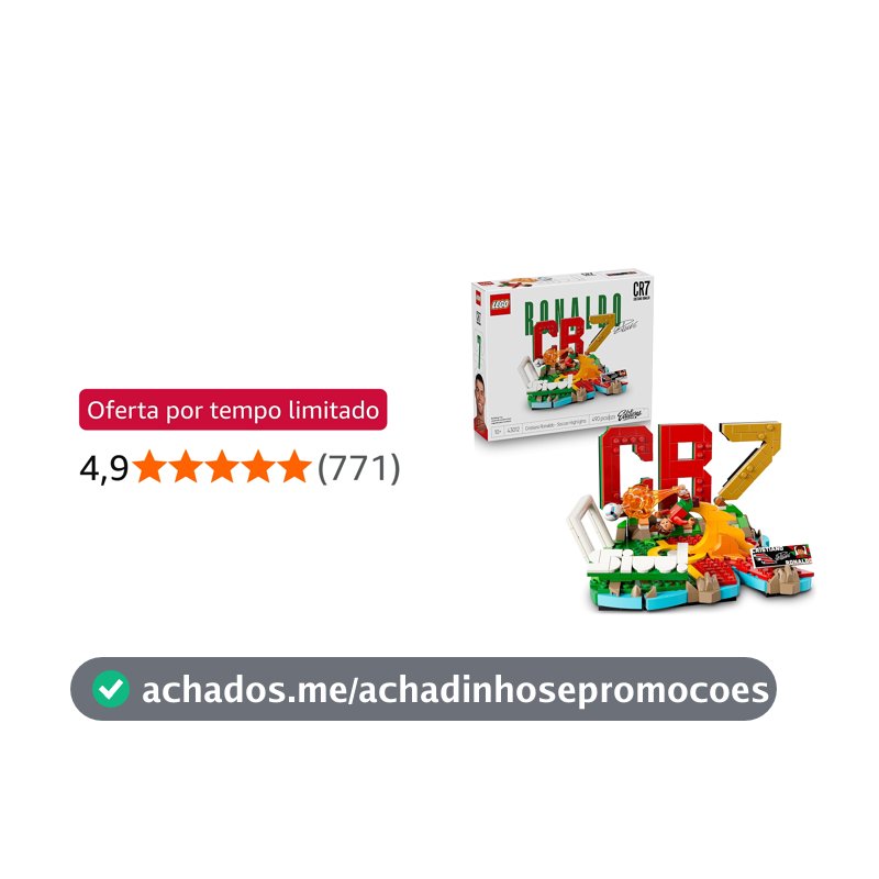 LEGO Editions Destaques do Futebol: Cristiano Ronaldo 43012