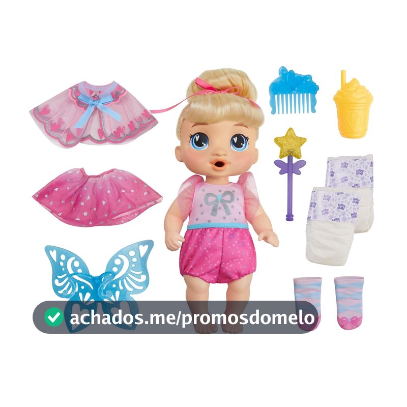Boneca Ba Moda de Conto de Fadas Loira
