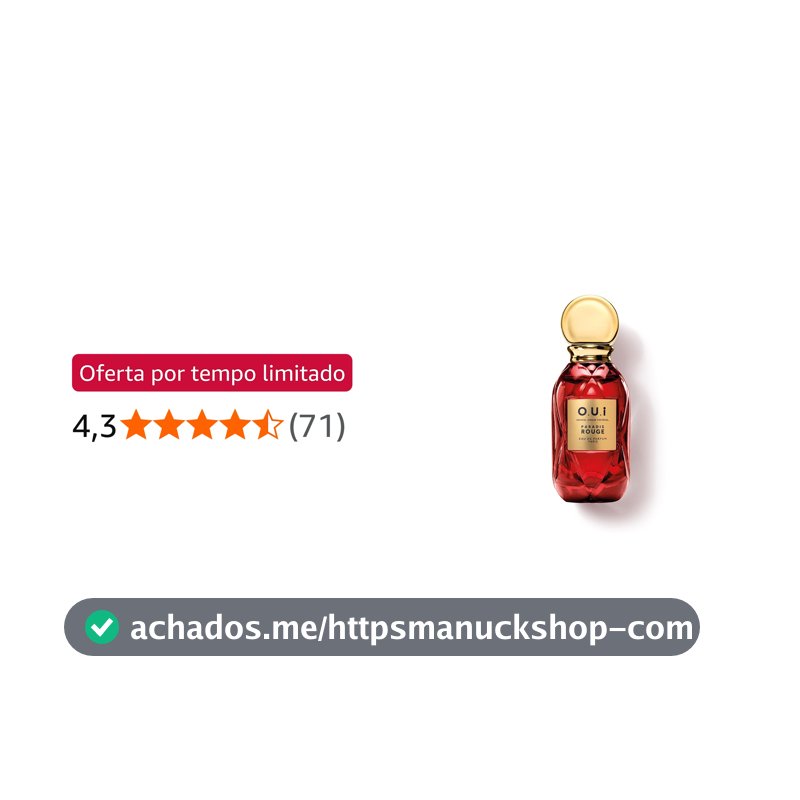 O.U.i Paradis Rouge Eau de Parfum 30ml