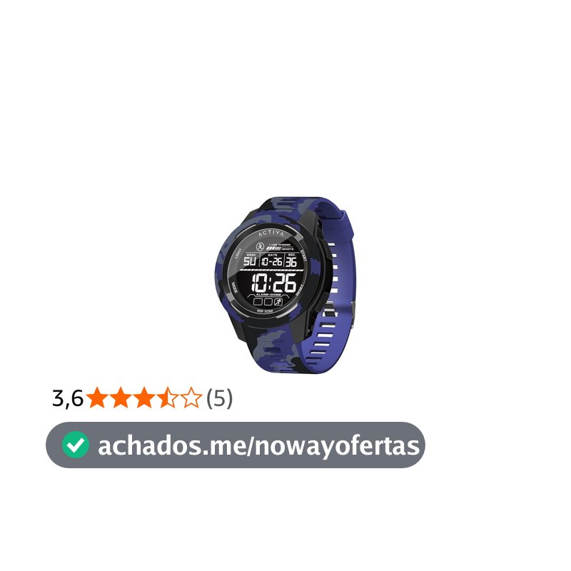 Invicta Relógio digital digital Essentials azul
