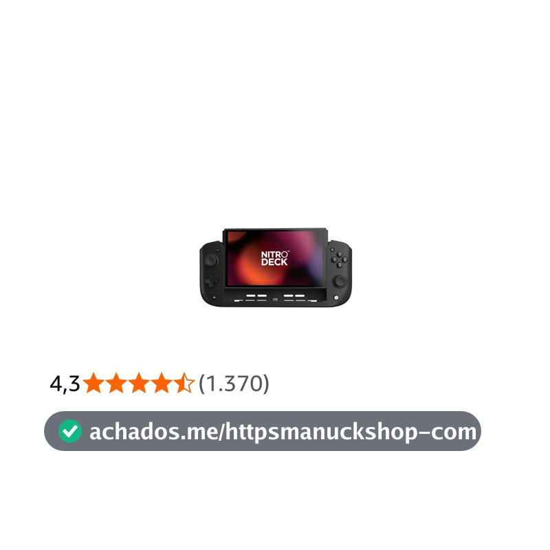 CRKD Nitro Deck - Professional Handheld Deck with Zero Stick Drift for Nintendo Switch and Switch OLED (Black)