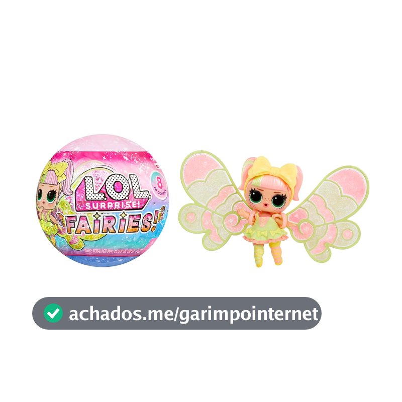Boneca L.O.L. Surprise! Fairies Tots - com Asas para Montar, Mcassab Toys