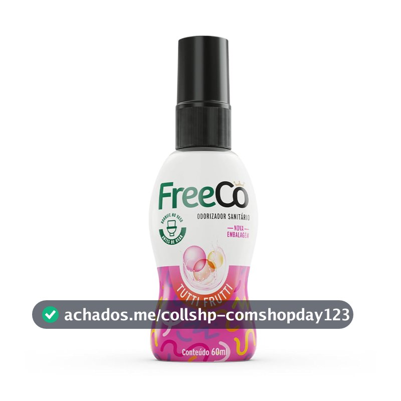 FreeCô Spray Bloqueador De Odores Sanitários - Tutti Frutti 60ml