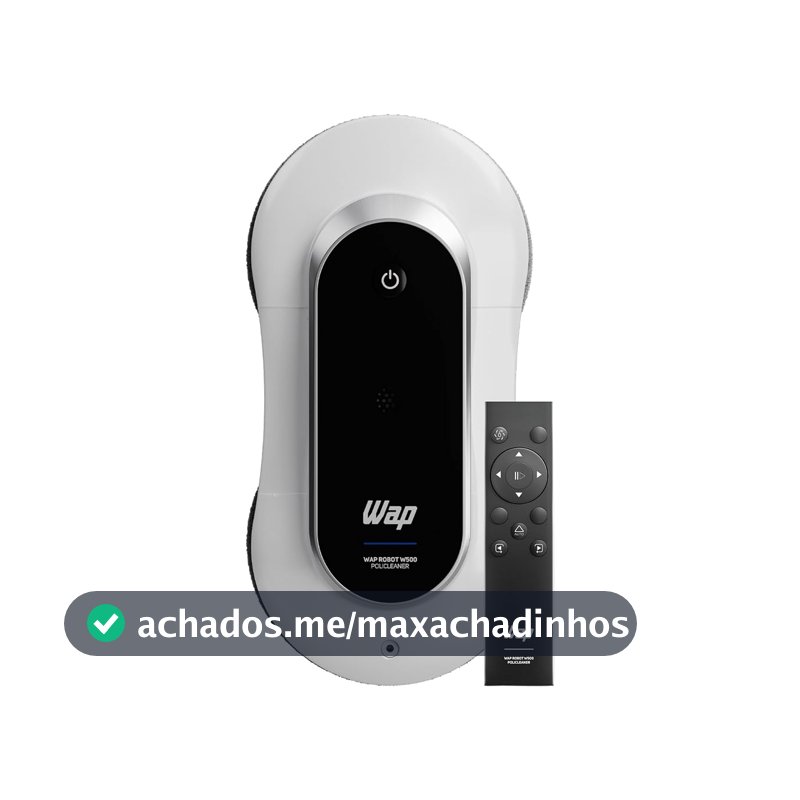 WAP Robô Limpa Vidros Robot W500 72W Bivolt com Sensores Antiqueda