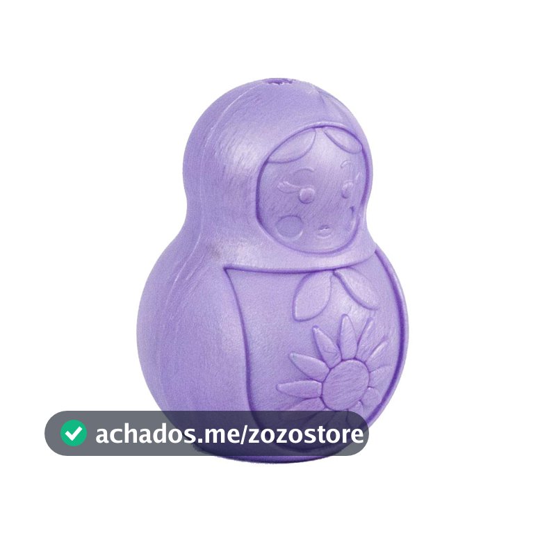 Pet Games Mordedor Recheável Super Resistente Bonequinha Lilás Tamanho P Para Cães