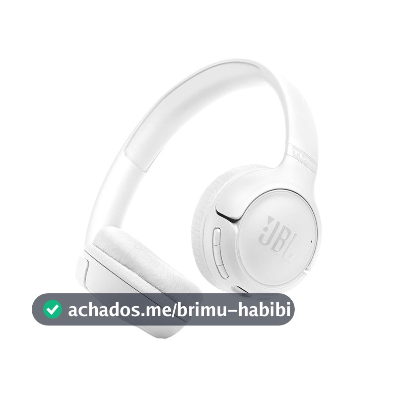 JBL, Fone de Ouvido Bluetooth Over-Ear, Tune 530BT, Sem Fio, Até 76 Horas de Bateria - Branco