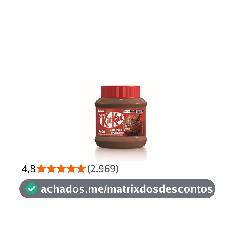 KitKat Creme Crocante de Chocolate – Pasta para Passar, 330 g