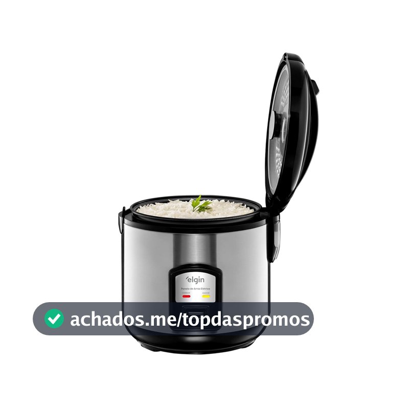Panela de Arroz Elétrica Elgin Capacidade 5 Xícaras 1 Litro 400W 110V