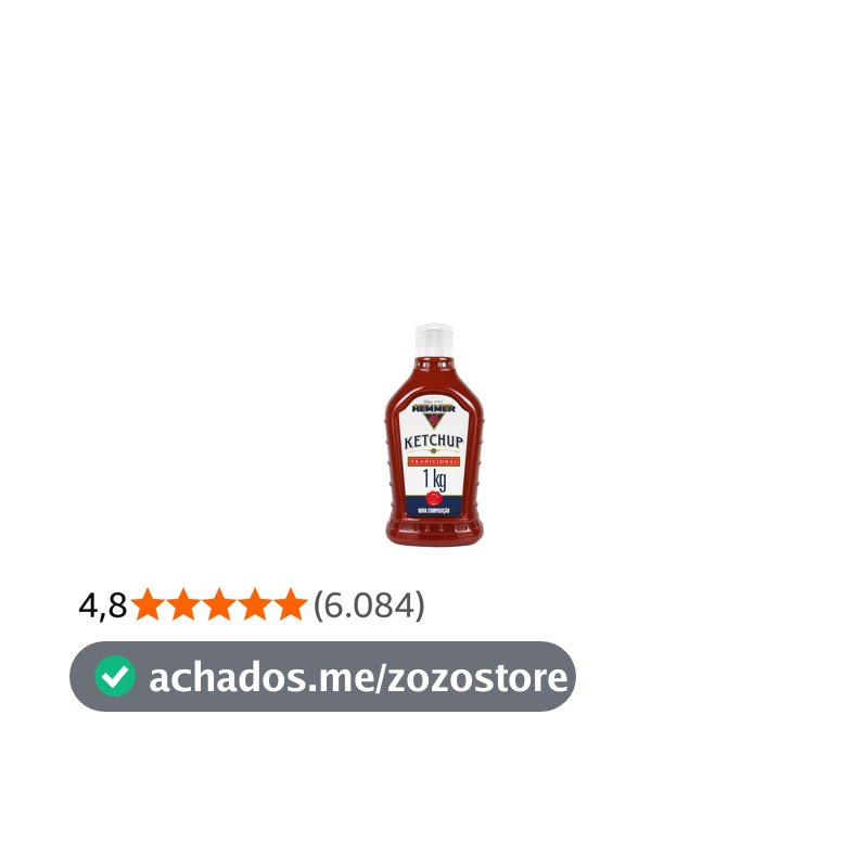 Hemmer Ketchup Tradicional Bisnaga 1kg