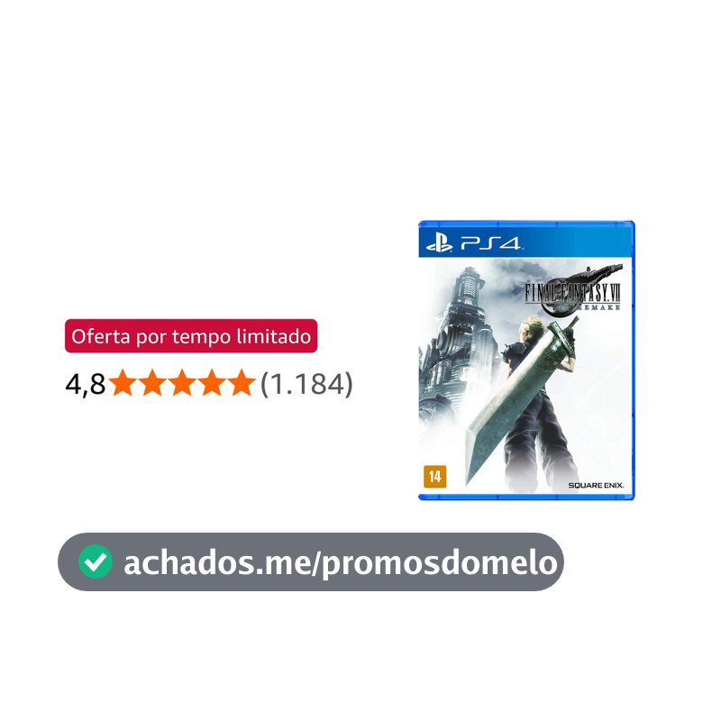 Final Fantasy VII Remake - Edição Padrão - PlayStation 4