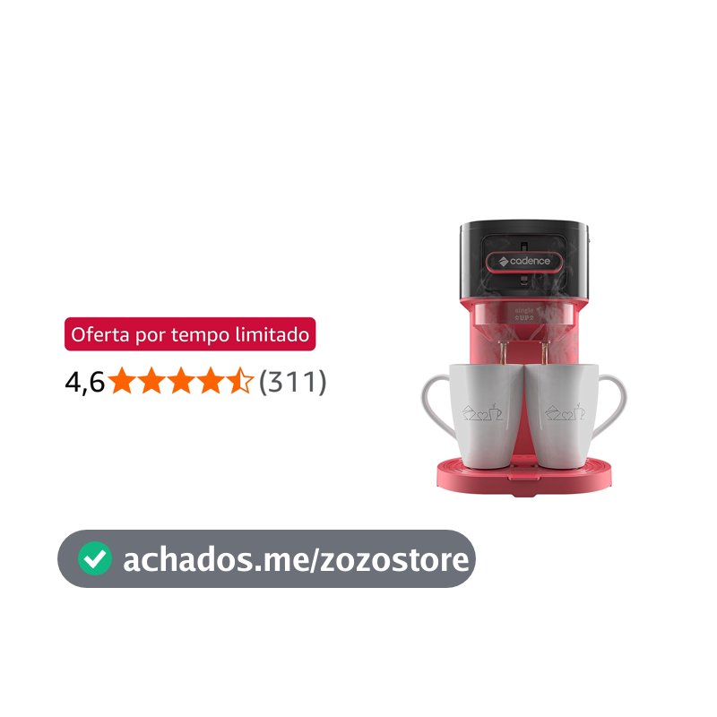 Cafeteira Cadence Single Up, 220V, CAF230