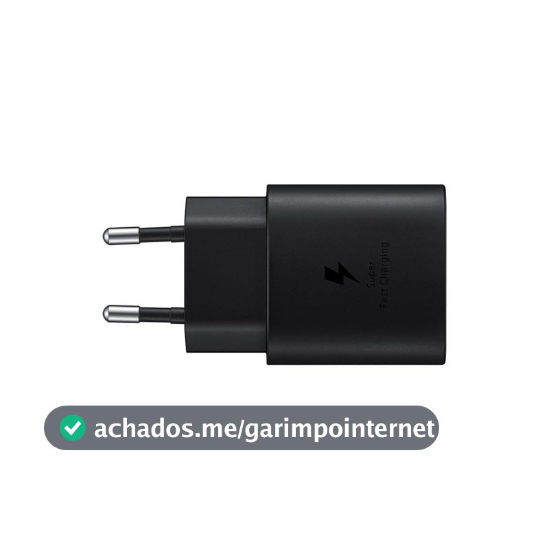CARREGADOR SAMSUNG TA800 25W S. FAST CHARGE