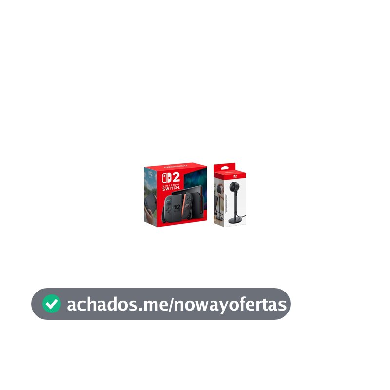 Bundle Console Nintendo Switch 2 + Câmera USB-C com Sensor de Brilho Automático