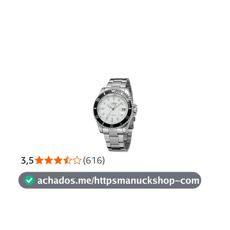 Relógios mecânicos masculinos automáticos Winner Luxury Brand Full Steel impermeáveis relógios masculinos com calendário