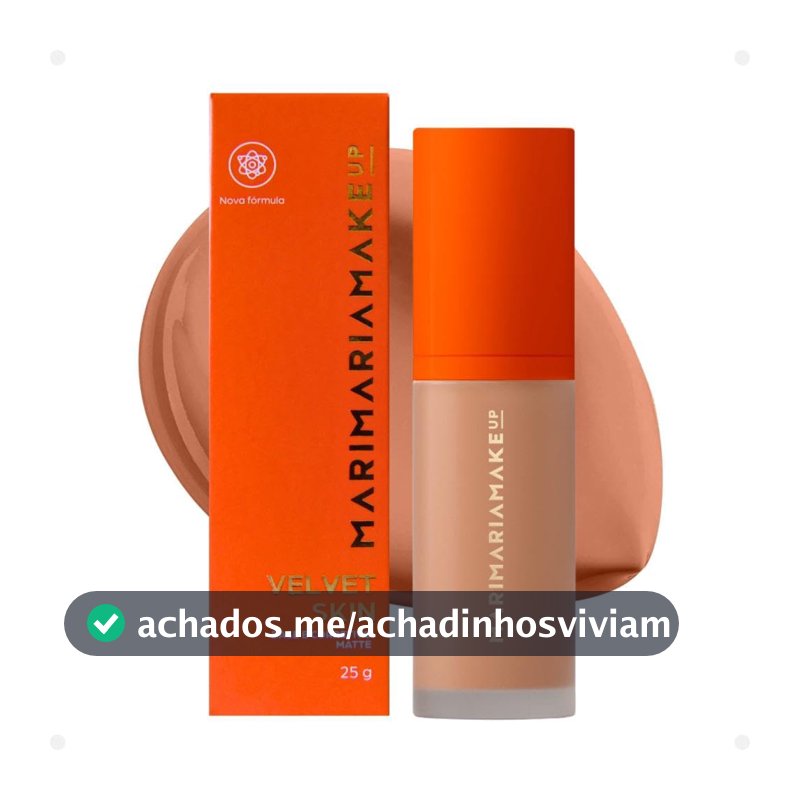 Base/Corretivo Mat Velvet Skin - Caramelo Mari Maria