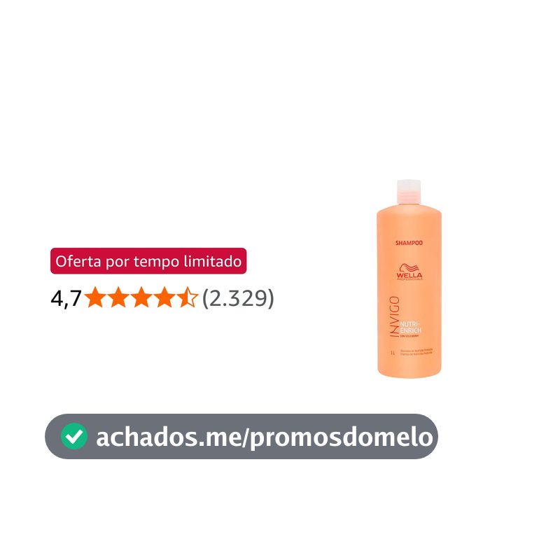 Shampoo Invigo Nutri Enrich Wella Professionals 1000 ml