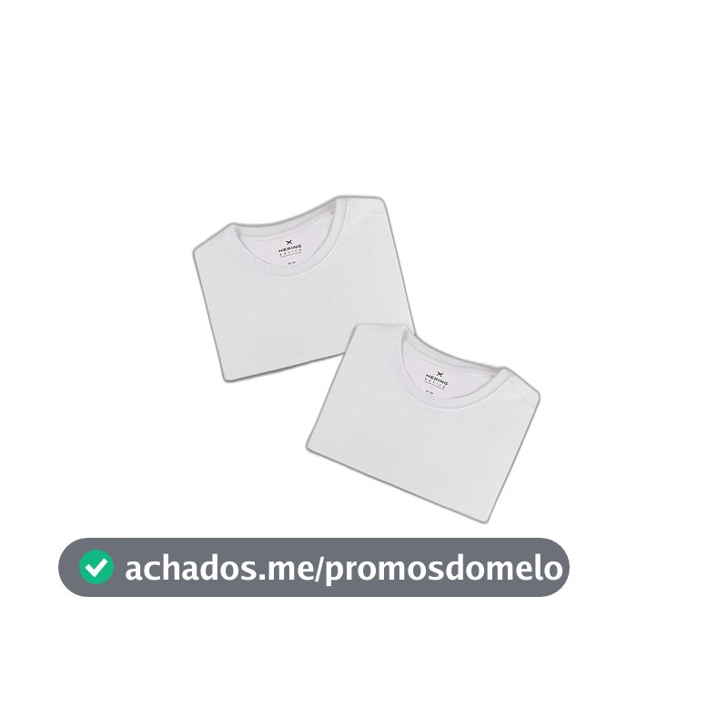 Kit 2 Camisetas Hering Básicas Femininas
