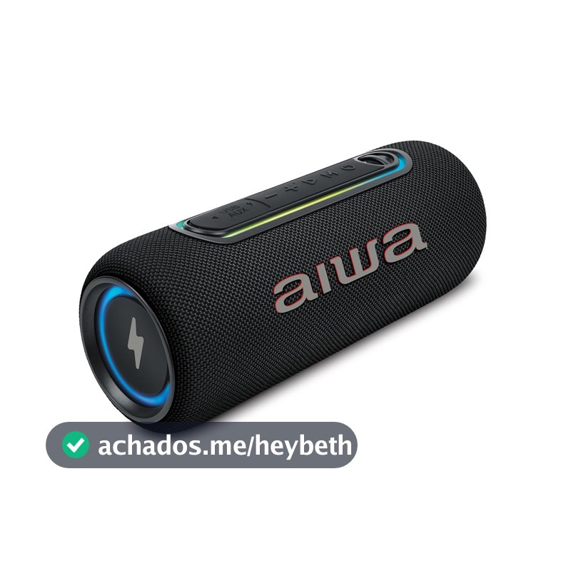 Caixa de Som Speaker AIWA SP-05-LB 30W Bluetooth IPX5