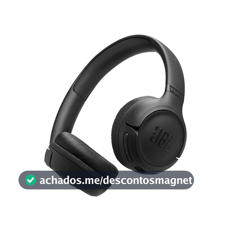 JBL, Fone de Ouvido Bluetooth Over-Ear, Tune 530BT, Sem Fio, Até 76 Horas de Bateria - Preto