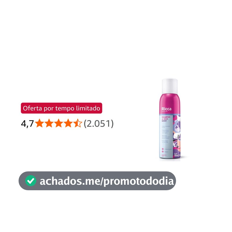 Ricca Shampoo Seco Berry 150ml