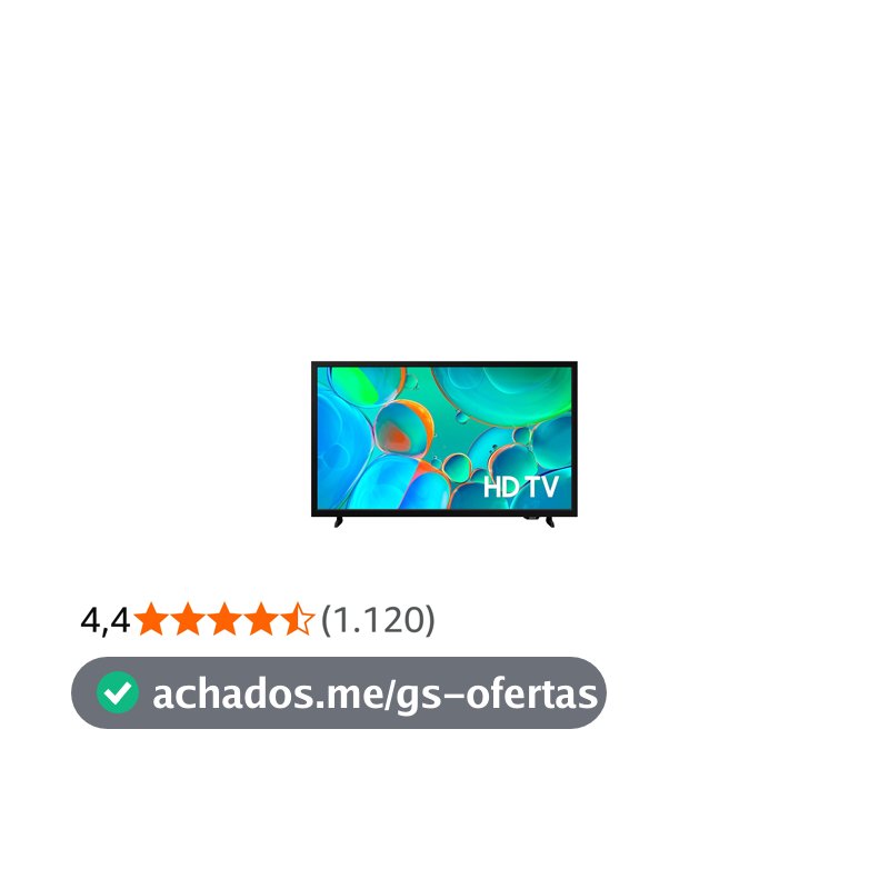SMART TV SAMSUNG LED 32" HD LS32H5000FGXZD 2025 PLATAFORMA TIZEN BIVOLT