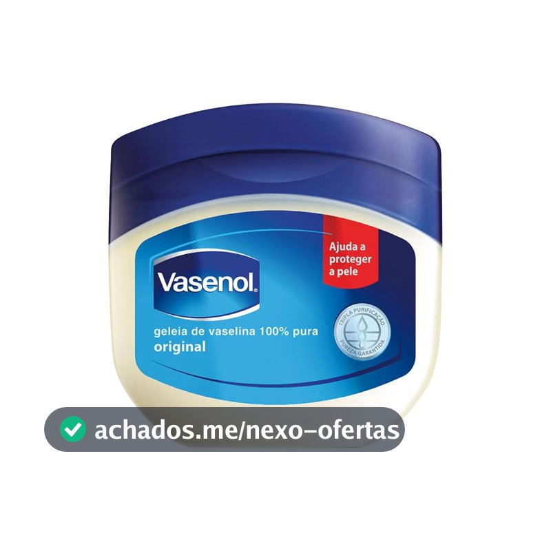 Vasenol Geleia de Vaselina Hidratante para Pele Ressecada