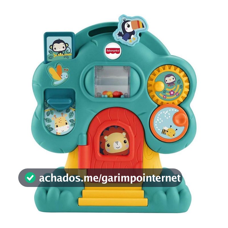 Fisher-Price Animal Friends Discovery Carro de Atividades com Animais Luzes e Sons Brinquedo Interativo Para Bebês a Partir de 6 Meses
