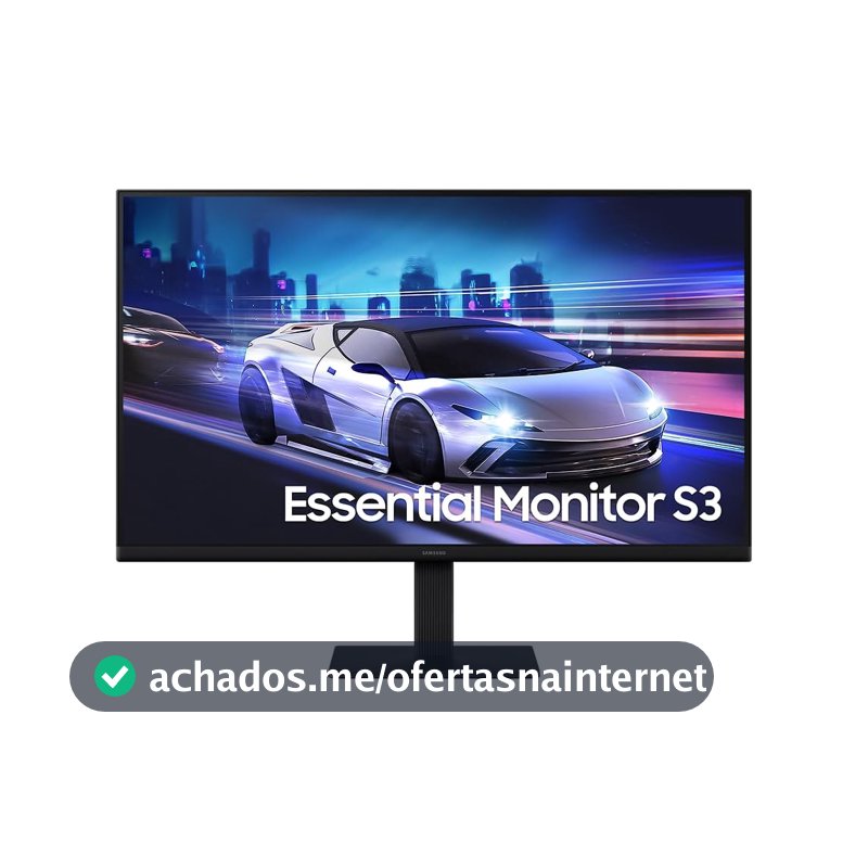 Monitor Gamer Samsung 27" FHD, 120 Hz, HDMI, Preto, S3