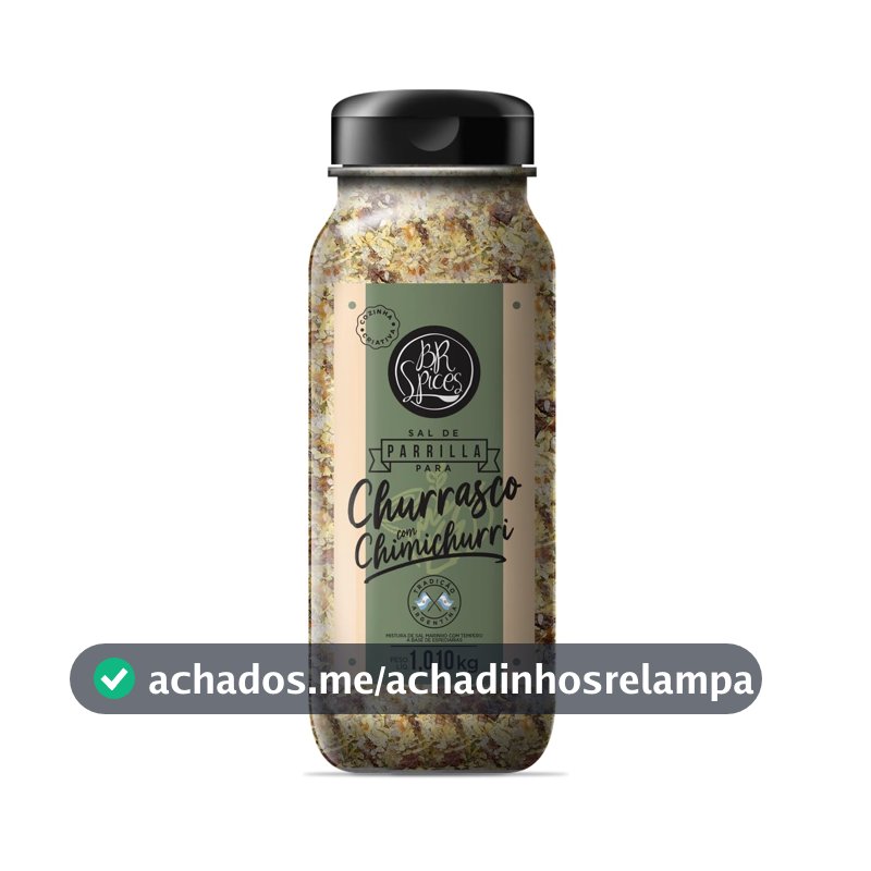 Sal de Parrilla com Chimichurri 1,010kg - BR Spices